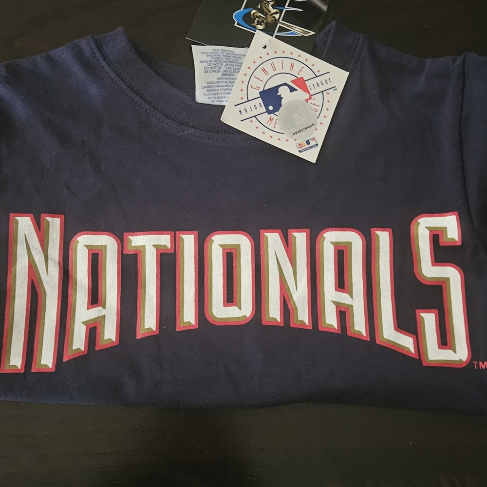MLB Nationals Kids Tee - Navy and Red